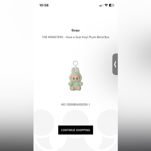 Authentic Labubu Have a Seat Ququ plush, sealed box unopened from Popmart - Picture 10 of 10